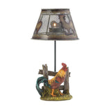 Country Rooster Candle Lamp - crazydecor