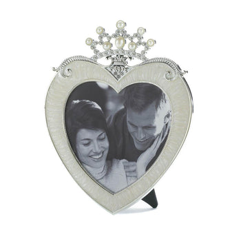 Crown Heart Picture Frame 5 X 5 - crazydecor