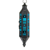 Sapphire Serenity Hanging Lantern - crazydecor