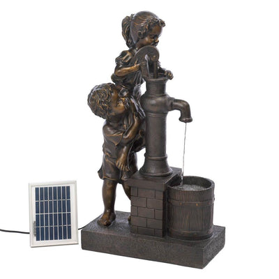 Teamwork Water Pump Solar Fountain - crazydecor