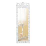 White Wood Wall Mirror - DreamyDecor