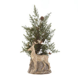 Deer Pine Sprig Topiary - crazydecor