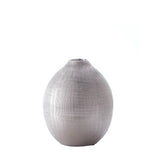 Round Silver Zeal Vase - crazydecor