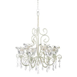 Crystal Blooms Candle Chandelier - crazydecor