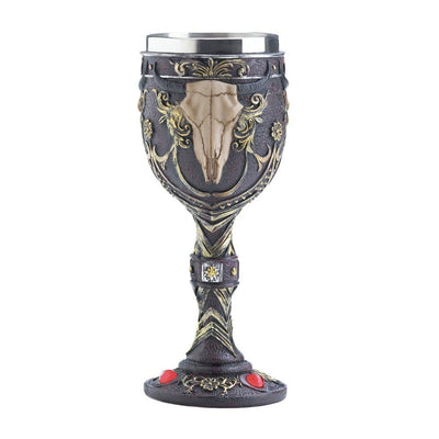 Bull Skull Goblet - crazydecor