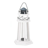 Lighthouse Point Wooden Lantern - crazydecor