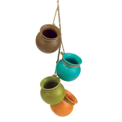 Dangling Santa Fe Mini Pots - crazydecor