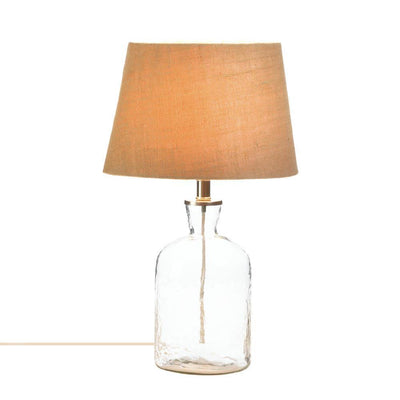 Ripple Glass Bottle Table Lamp - crazydecor