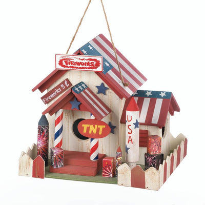 Fireworks Stand Birdhouse - crazydecor