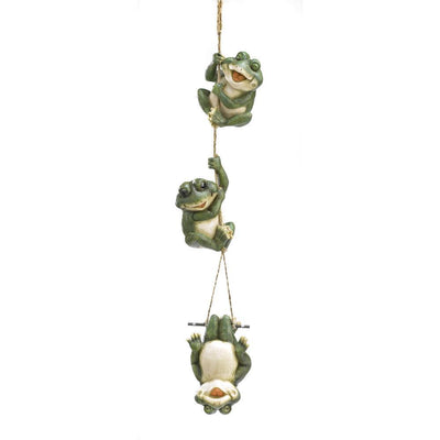 Frolicking Frogs Hanging Decor - crazydecor