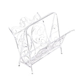 Vintage Magazine Rack - White - DreamyDecor