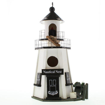 Nautical Nest Lighthouse Bird House - crazydecor