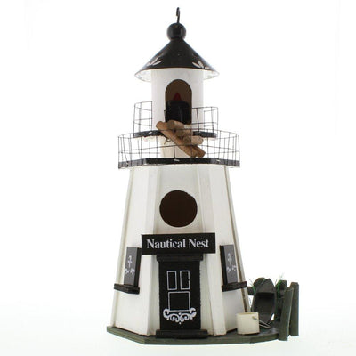 Nautical Nest Lighthouse Bird House - crazydecor