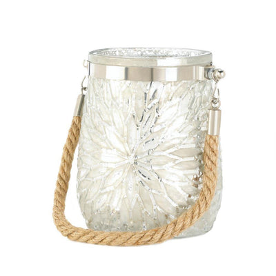 White Flower Candle Holder - DreamyDecor