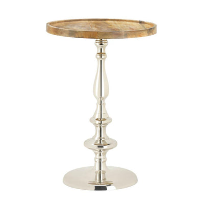 Wood Top Accent Table - DreamyDecor