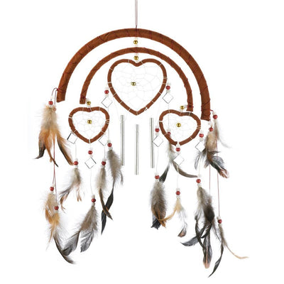 Dreamcatcher Heart Windchime - crazydecor