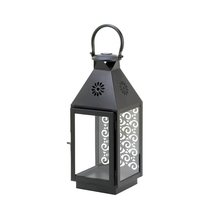 Hanging Black Candle Lantern - crazydecor