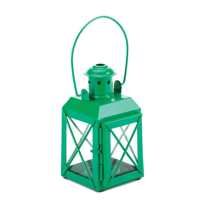 Green Railway Candle Lantern Lamp - crazydecor