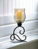 Iridescent Glass Hurricane Lantern - crazydecor