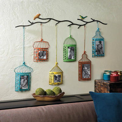 Birdcage Photo Frame Decor - crazydecor