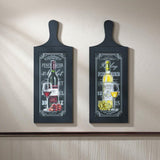 Wine Bottle Wall Art Duo - DreamyDecor