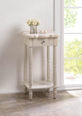 Chatham White Side Table - crazydecor