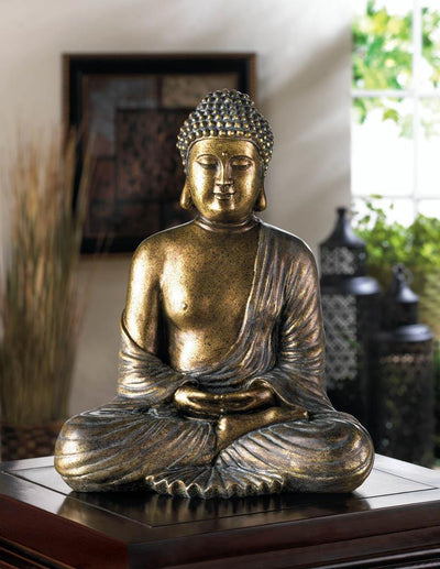 Sitting Buddha Statue - crazydecor