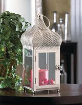 Silver Moroccan Dome Lantern - crazydecor