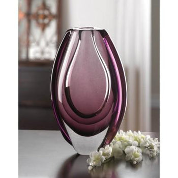 Wild Orchid Art Glass Vase - DreamyDecor