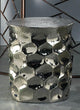 Hammered Metal Stool - crazydecor