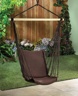 Outdoor Espresso Swing Chair - crazydecor