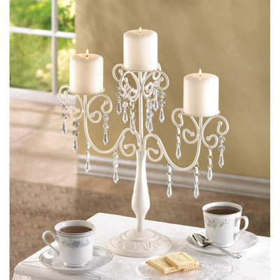 Ivory Elegance Candleabra - crazydecor