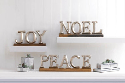 Noel Block Letter Decor - crazydecor