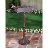 Rustic Iron Birdbath - crazydecor