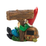 Welcome Gnome Solar Statue - DreamyDecor