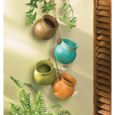 Dangling Santa Fe Mini Pots - crazydecor