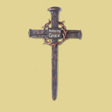 Crown Of Thorns Nail Cross - crazydecor