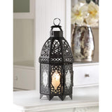 Black Lattice Lantern - crazydecor