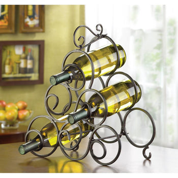 Scrollwork Wine Rack - crazydecor