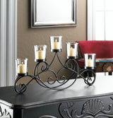 Iron Waves Candle Stand - crazydecor