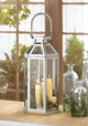 Steel Symmetry Candle Lantern - crazydecor