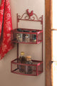 Red Rooster Double Wall Rack - crazydecor