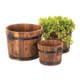 Apple Barrel Planters Trio - crazydecor