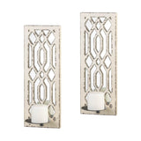 Deco Mirror Wall Sconce Set - crazydecor