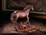 Mother & Foal Horse Statue - crazydecor