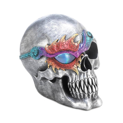 LED Fantasy Skull Figurine - crazydecor