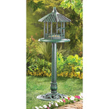 Verdigris Gazebo Birdfeeder - crazydecor