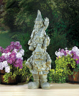 Stacked Gnome Statue - crazydecor