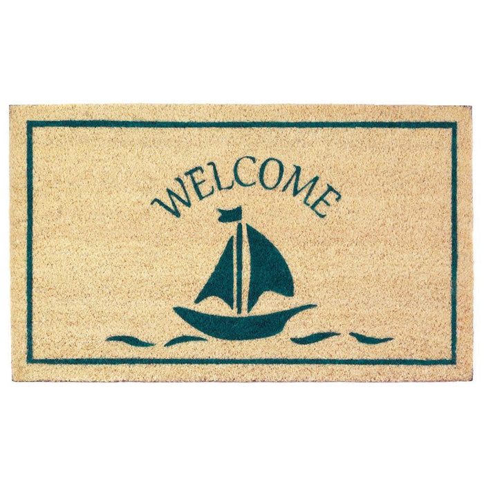 Sailboat Welcome Mat - crazydecor