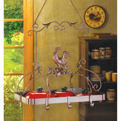 Country Rooster Kitchen Rack - crazydecor